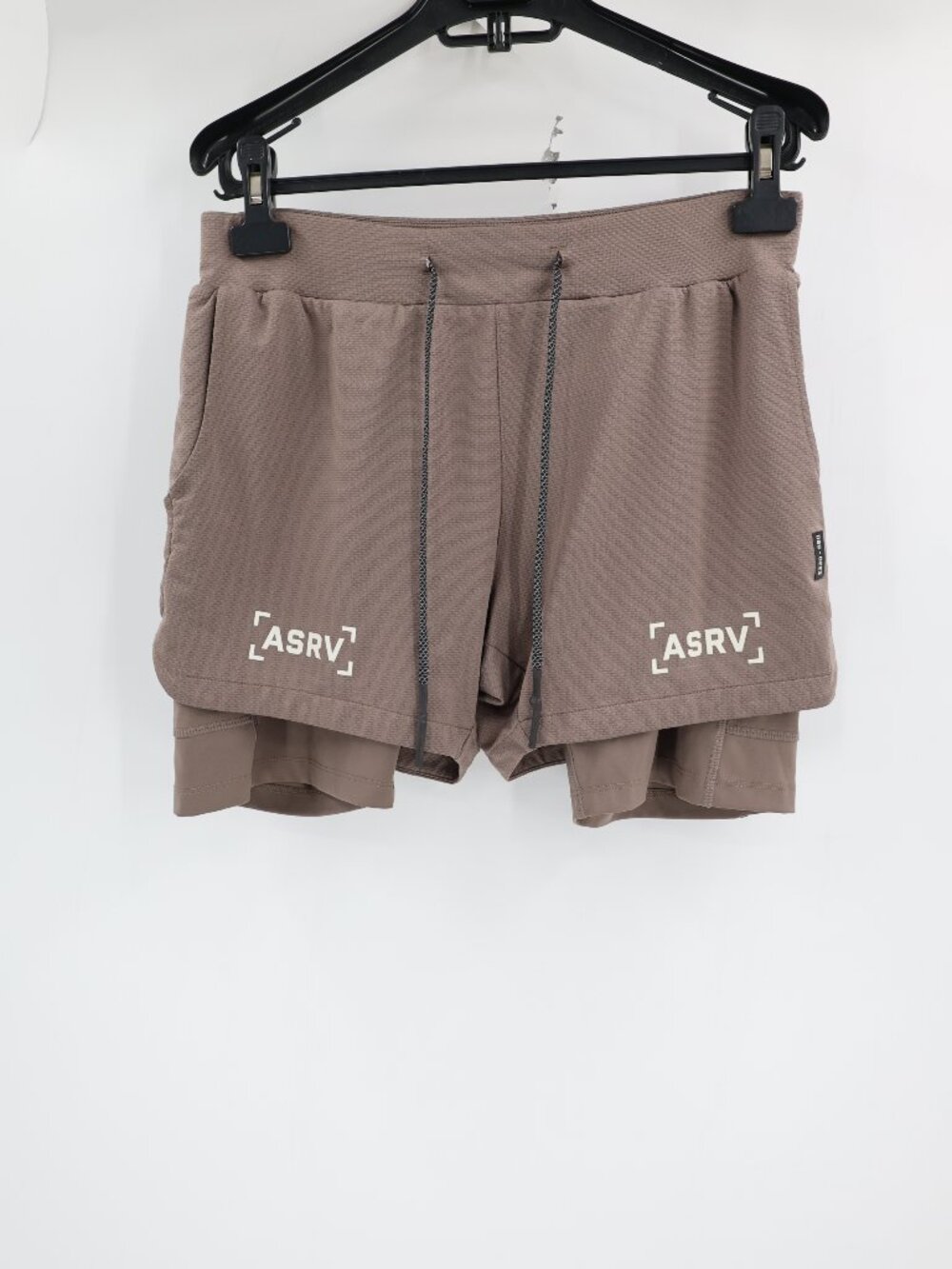ASRV Shorts Men Medium train lite Technical Sportswear Athletic Lined Drawstring